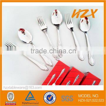 Stainlesss steel fork and spoon set