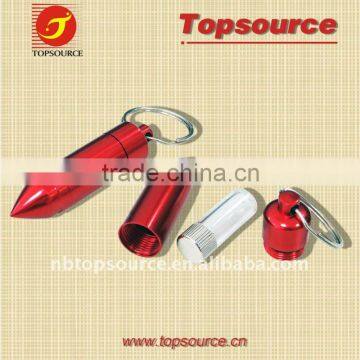 TD623 bullet shape Aluminum Pill Box