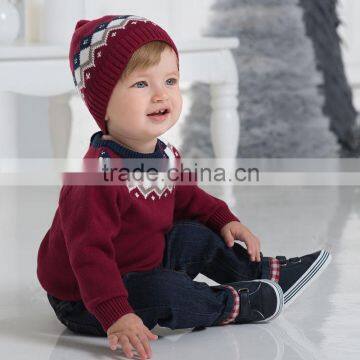 DB1221 dave bella 2014 winter baby hat infant cap knitted fashion caps and hats