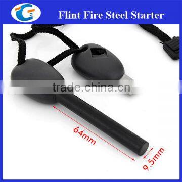 Minimalist Survival Fire Starter Rods Fire Lighter with Rope