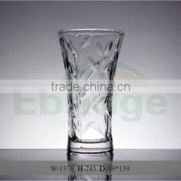 home decoration flower vase glass clear vase