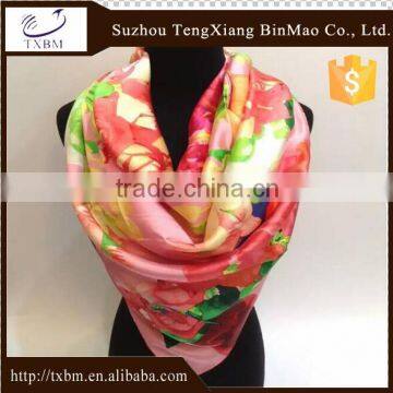 100% silk scarf, 12mm, satin