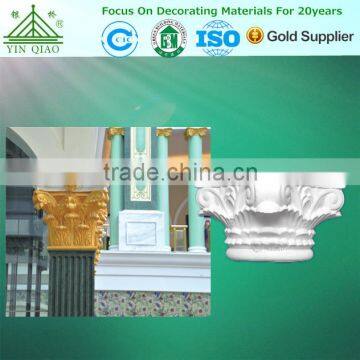 Building Outside Wall Decorative Construction Material GRC Round Capital