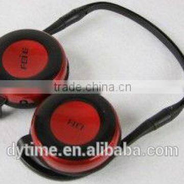 Newest Foldine sport mp3 headphones player,Wireless TF Q8 mp3 headphones