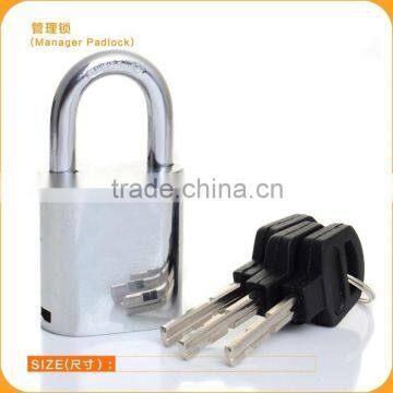 Manage padlock Mechanism Padlock with plastic handle key