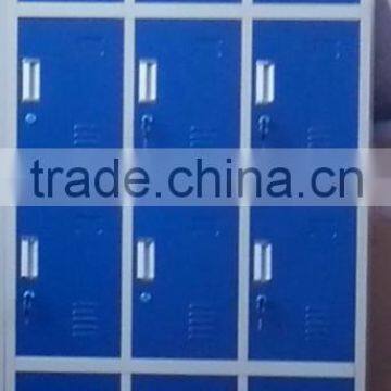 Low price office metal 12 door steel storage