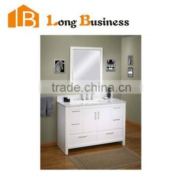 LB-JL2127 Modern Bathroom Cabinet, White Lacquer Bathroom Vanity