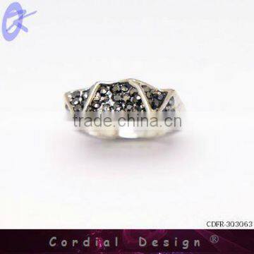 2013 Hot Sale Fashion Jewelry Vintage Rhinestone Finger Rings