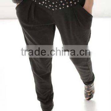 cotton and spandex fashion harem pants for women