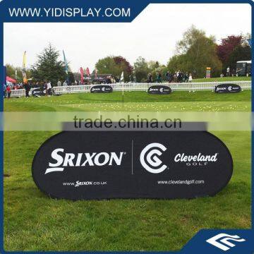Outdoor advertising vertical pop up sign