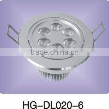 6W Power LED Downlights