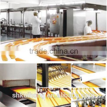 KH-RSJ-1000 full automatic swiss roll cake production line manufacturer