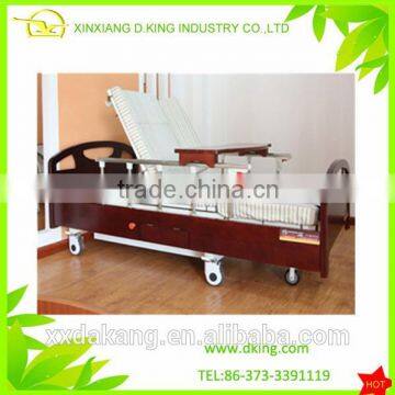 wooden electric hospital bed for disabled