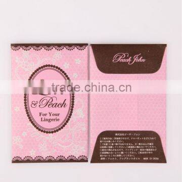 Popular Mini cute name brand customize Japanese underwear scented sachets