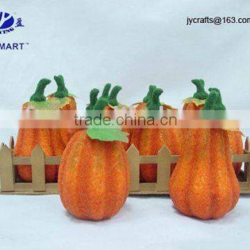 harvest beaded styrofoam pumpkin