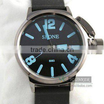 Sport Watch, Unisex Silicone Watch,Stainless Steel Wristwatch