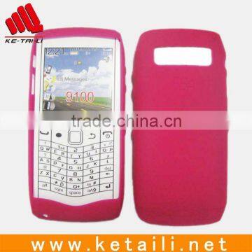 high grade Silicone cellphone bag for BB 9100/red color and other color available