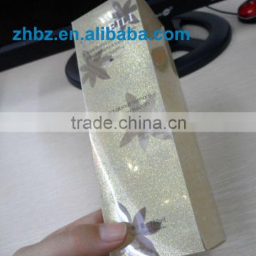 gold stamping pvc packaging box