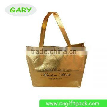 Gold Handbag Tote Bag Metallic Laminated Tote Bag Manufacturer photo-5