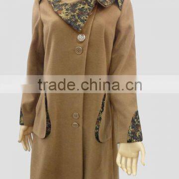 2015 New Style women's worsted wind coat