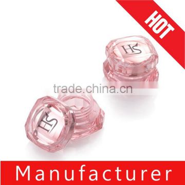 Wholesale Cute Empty Pink Plastic Cosmetic Cream Jar