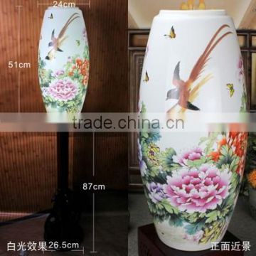 Art Led Floor Lamp Handmade Jingdezhen Ceramic Floor Lamp For Living room Hotel Villa Handmade Jingdezhen Ceramic Floor Lamp