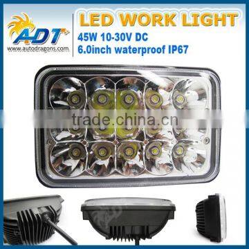 6 INCH 45W LED FLOOD OFFROAD DRIVING WORK LIGHT BAR LAMP WD-10W/18W/36W