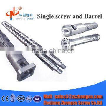 Conical Twin Bimetallic Screw Barrel PVC Wood Plastic Machine photo-2