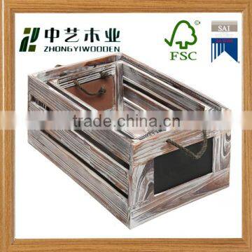 Wholesale Handmade Custom Cheap Natural Wood Fruit Box for Sale
