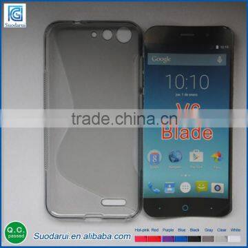 Flexible Soft Gel Case For Zte Blade v6 s Line Tpu Case Mix Colors