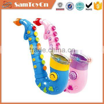 B/O educational electric musical plastic toy saxophone