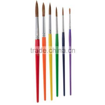 6 pcs kids colorful painting brush set