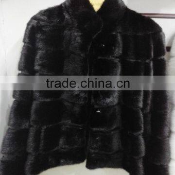 Fashion design ladies mink fur coat /mink fur jacket