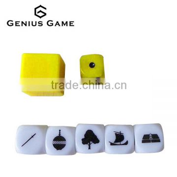 Custom printing 6 side 10mm dice