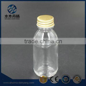 90ml transparent clear syrup glass bottles liquid medicine glass bottle