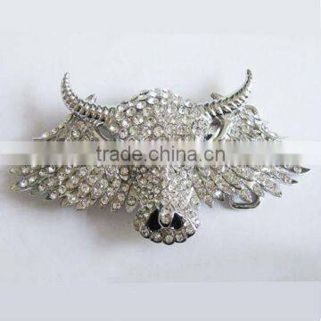 Decorative accessories bull head playboy belt buckle