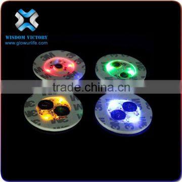 Small Manufacturing Ideas Fashional Custom UV Black Light Light Coaster,led Sticker photo-3