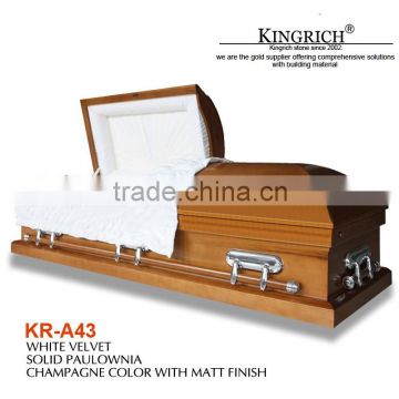 Top quality wood coffin box for sale