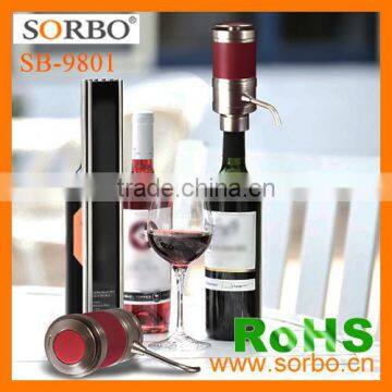 Best wine gift set portable electronic wine aerator dispenser