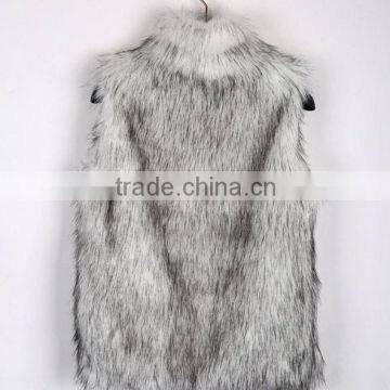 New Arrival Faux Fur Vest for Women Wear Cheap Women Faux Fur Vest photo-5