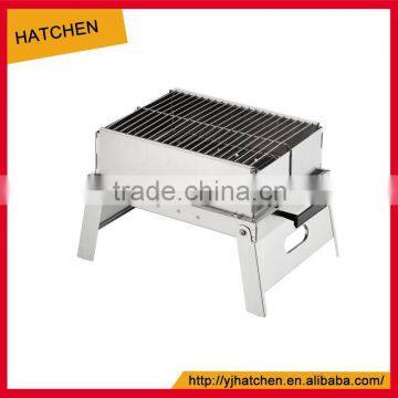 A826TS outdoor stainless steel foldable charcoal BBQ grill