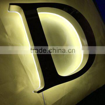 High-quality Stainless Steel Alphabet Letter Frontlit Led Signs for Outdoor Use