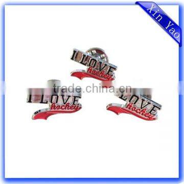 Wholesale Black Nickel Free Plating Bronze Embossed Badge photo-3
