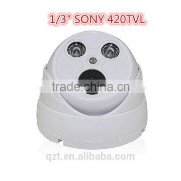 1/3 Sony COMS 420TVL 2 Array LED Dome CCTV Camera Home Security Surveillance Camera Indoor Outdoor Night Vision Camera