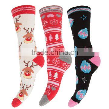 all kinds of wholesale customized pattern christmas socks