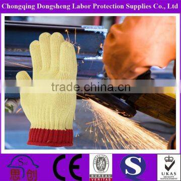 ANSI stand Yellow Resistance to Penetration Kelvar safety work Cut glove