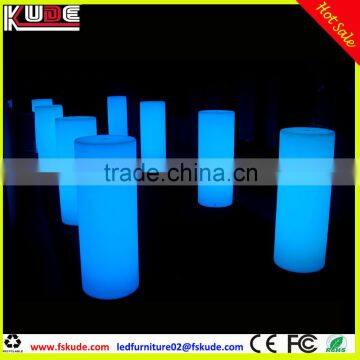 rechargeable battery LED PE plastic cylinder floor lamp
