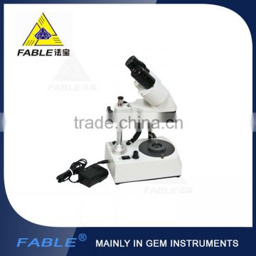 Professional High quality Generation 2nd Straight arm type Gem Microscope With F19 or F17 binocular lens