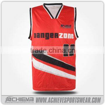 Sublimation wholesale custom sports basketball jerseys new model