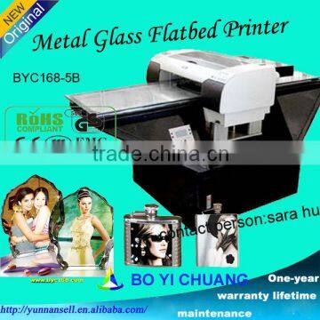 Factory cost flatbed color digital automatic A2 sheet metal printer